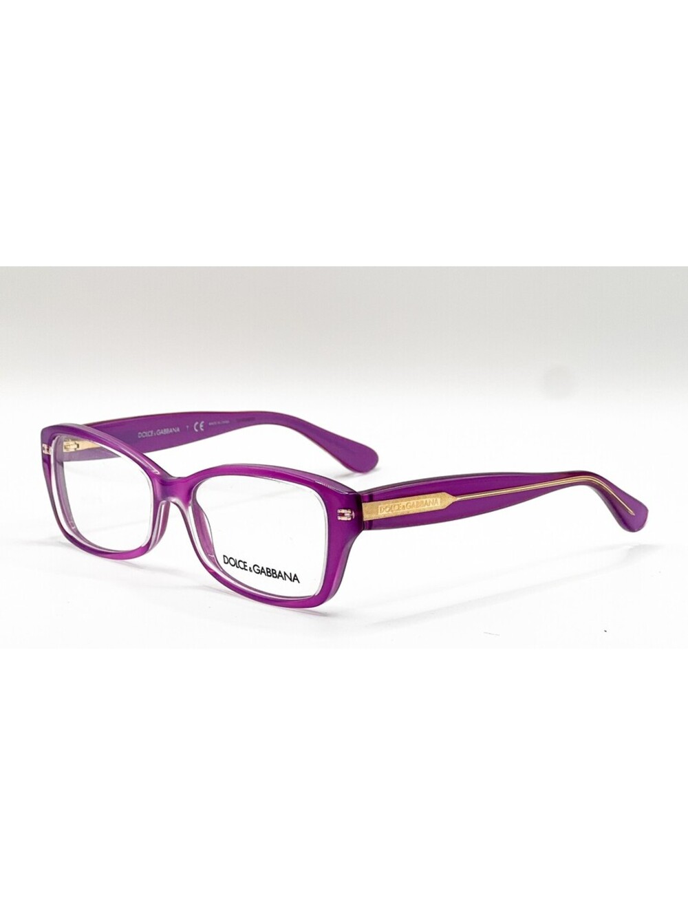 Dolce Gabbana DG3176 2772 Crystal Pearl Violet Authentic Eyeglass Frames 52-16